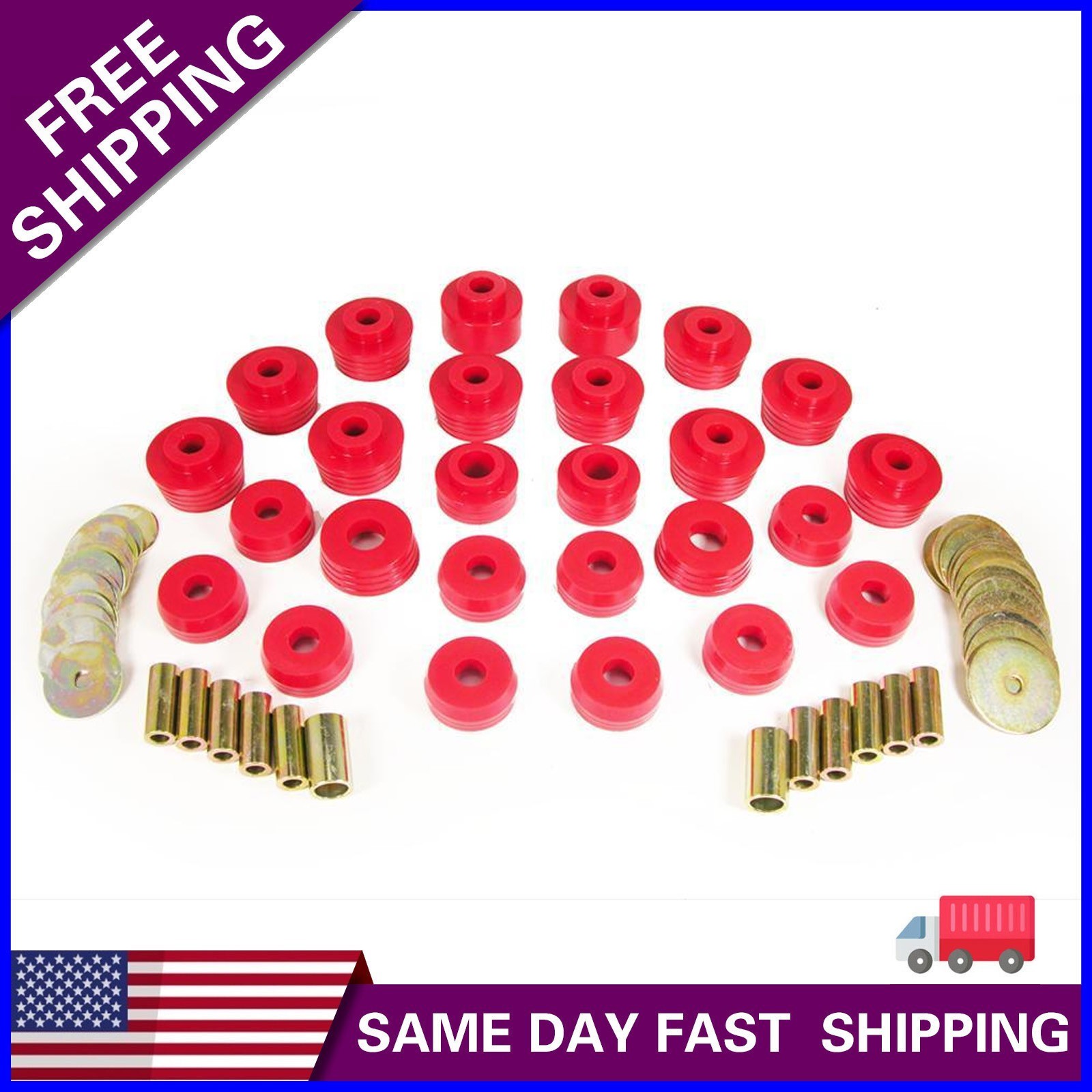 7-132 Polyurethane Body Mount Bushings Kit | 1978-1987 GM G-Body