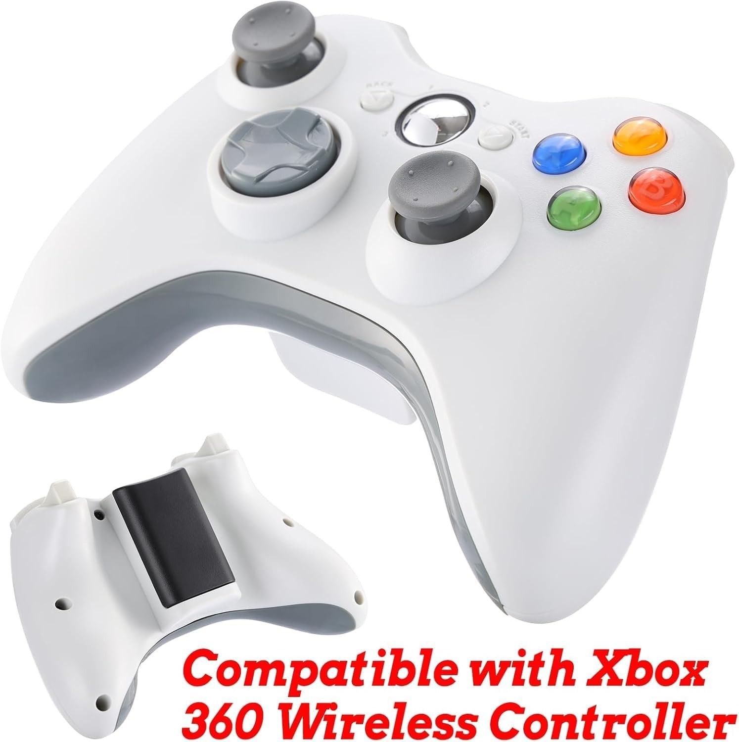 10PCS AA Battery Back Cover Case Shell Pack For Xbox 360 Wireless Controller USA