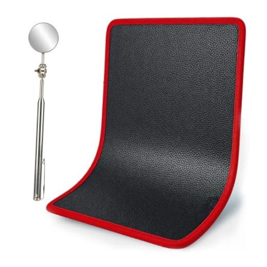 40 LBS Heavy Duty Magnetic Tool Mat & Holder—PVC Red—Matrix Parts Holder