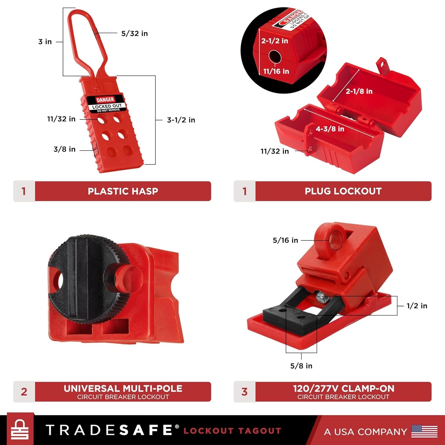 Comprehensive Lockout Tagout Kit for Electrical Safety and Maintenance Protocols