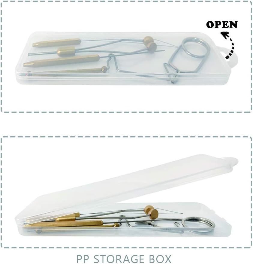 Professional Fly Tying Tool Kit with Essential Accessories for Lure Making
