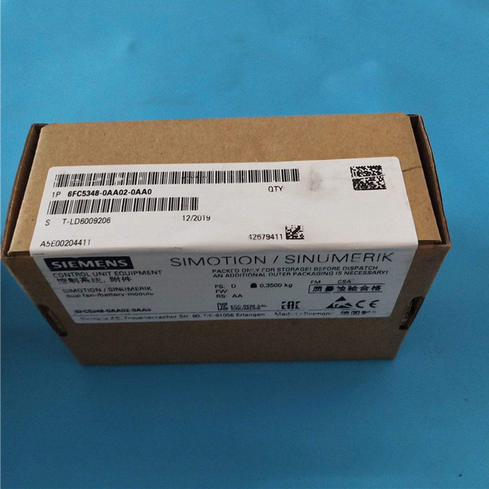 NEW SIEMENS 6FC53480AA020AA0 Module 6FC5348-0AA02-0AA0 SPOT STOCK