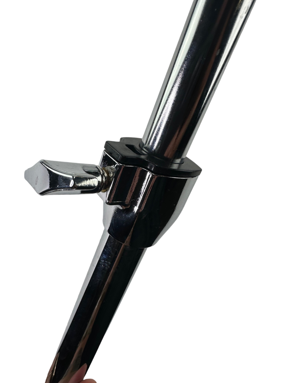 Set of 2 Zenison Heavy Duty 5' Chrome Cymbal Stands Anti Skid Feet Durable