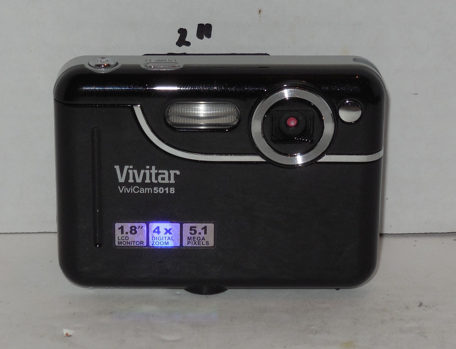 Vivitar ViviCam 5018 5.1MP Digital Camera black Tested Works