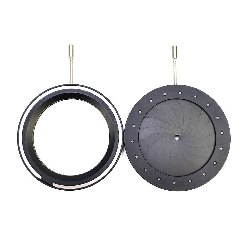 2.5-42MM Iris Diaphragm Aperture Condenser 18 Blades Camera Microscope Adapter