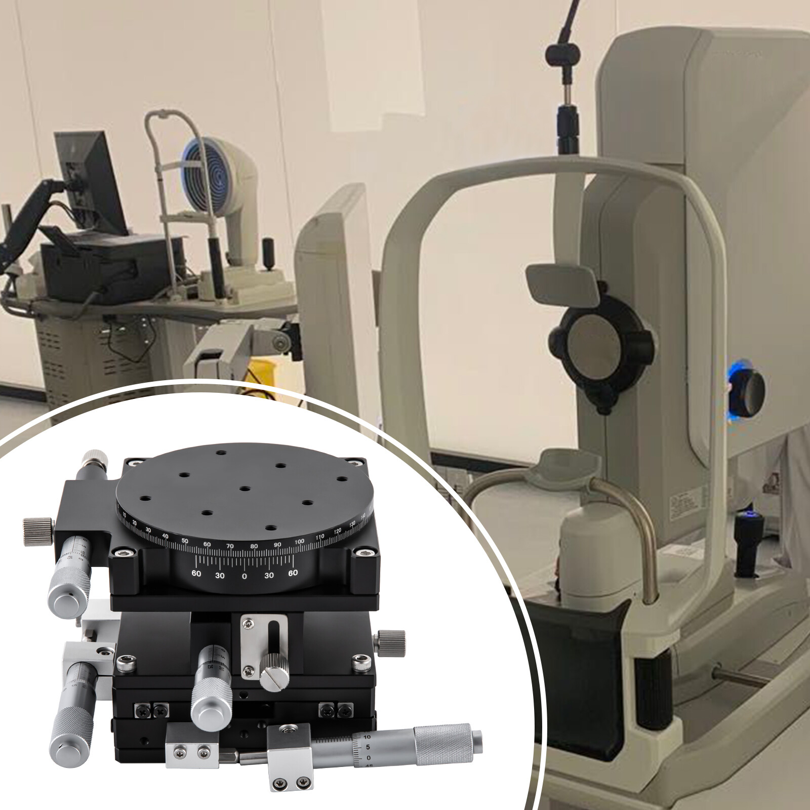 XYZR Micrometer Linear Stage Manual Accuracy Optical Linear Positioning Stage