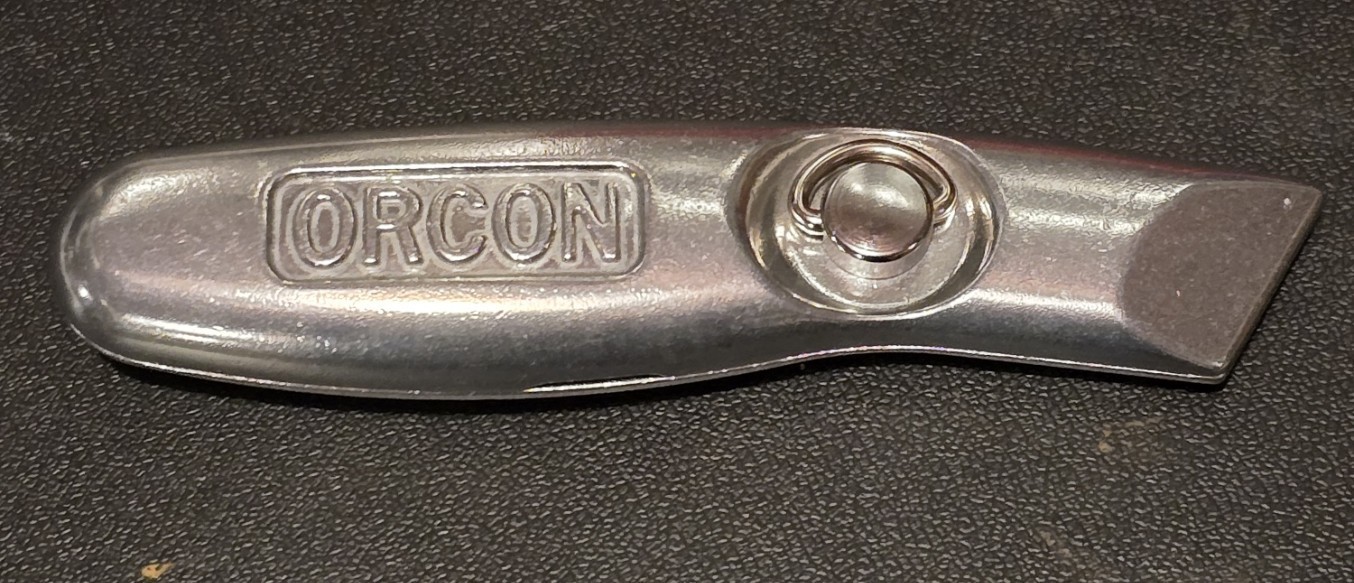 Orcon Utility Knife Patented D Ring Easy Blade Change for Flooring Professionals