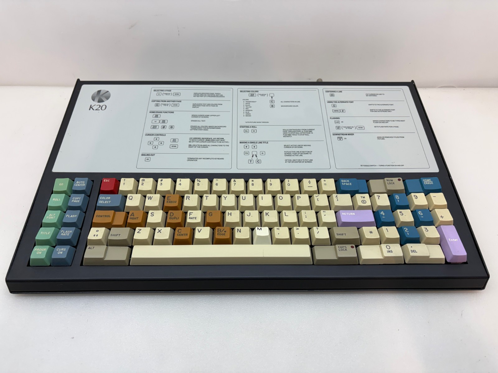 Knox Video K-20 Character Generator Free Shipping