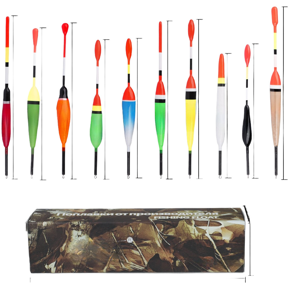 Balsa Wood Floats Sea Fishing Shore Fishing Enhanced Buoyancy Bright Markings
