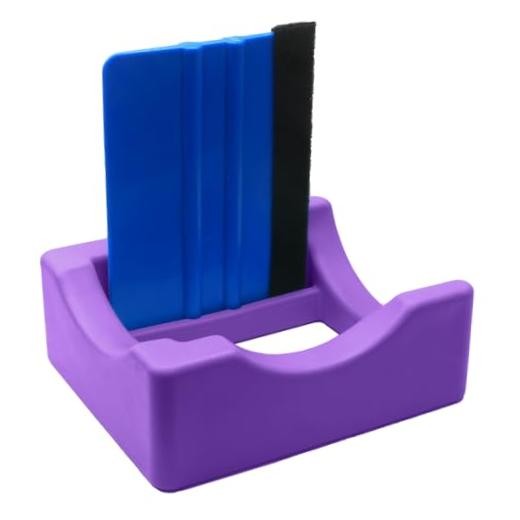 Silica Gel Cup Cradle | Built-in Slot, Small Tumbler Cup Stand, Sturdy Purple
