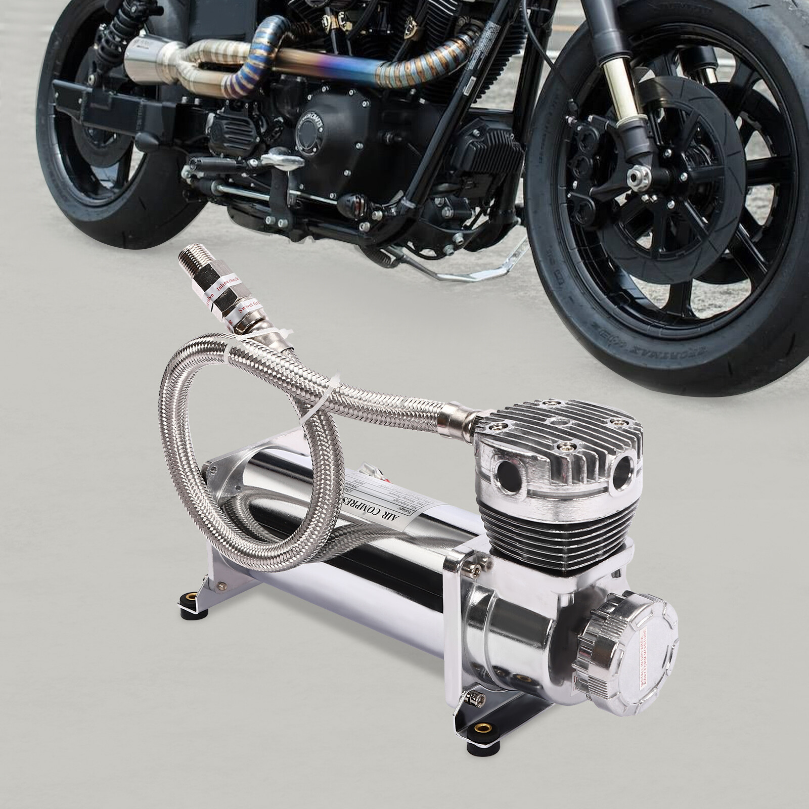 Heavy Duty Air Compressor Kit Universal Air Ride Suspension Compressor 200PSI