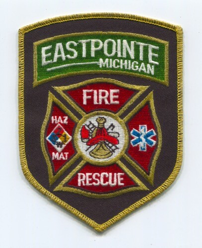 Eastpointe Fire Rescue Department Patch Michigan MI