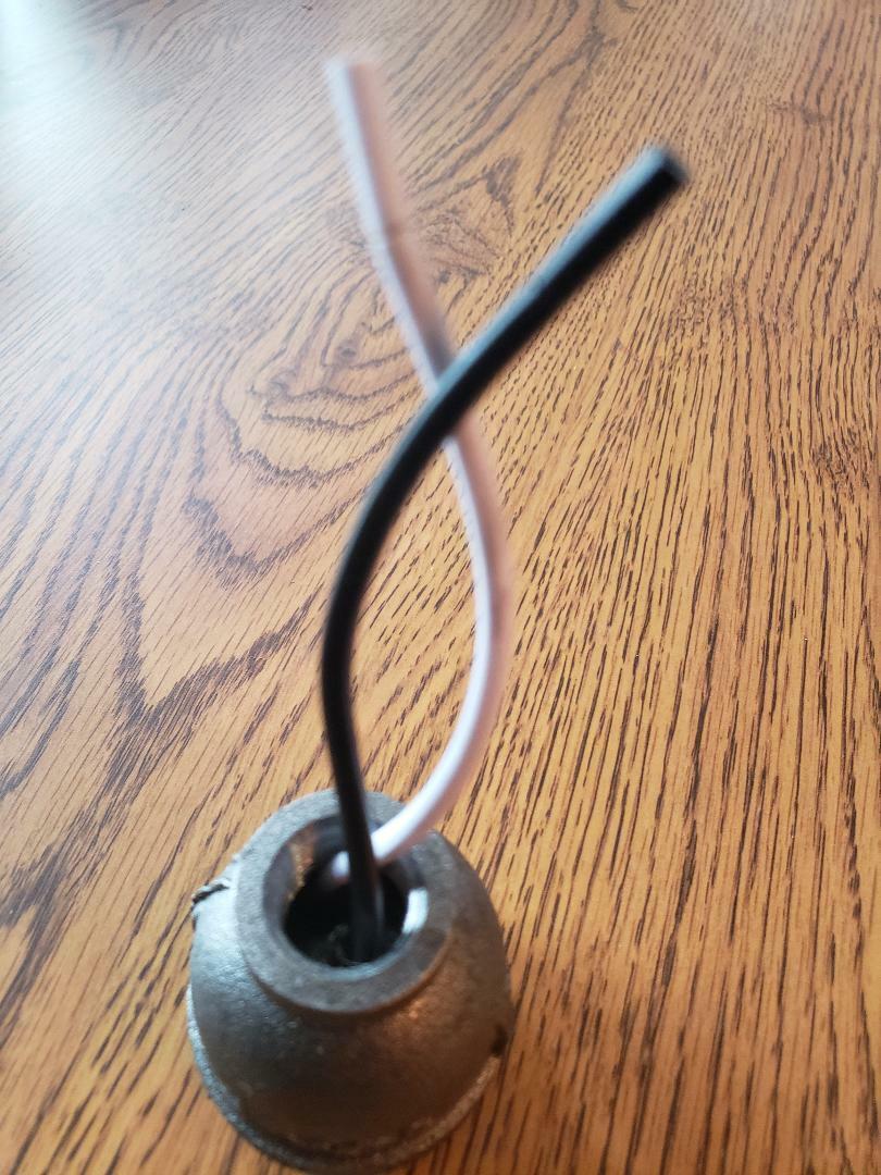 industrial iron pipe lamp light socket