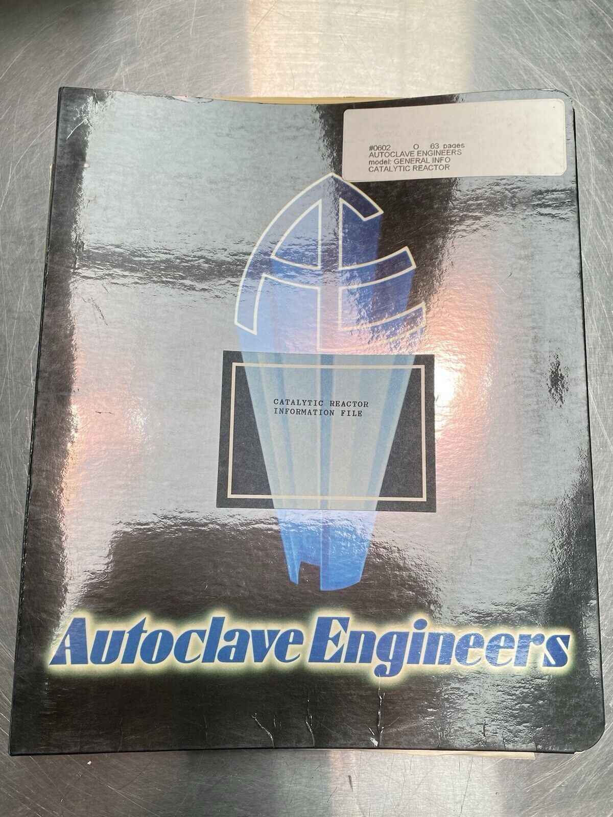 Catalytic Reactor Autoclave Engineers - Users Manual / Instructions Guide