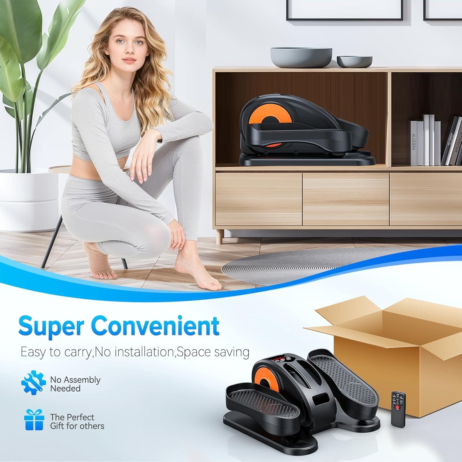 Electric Leg Exerciser for Seniors - Remote Control