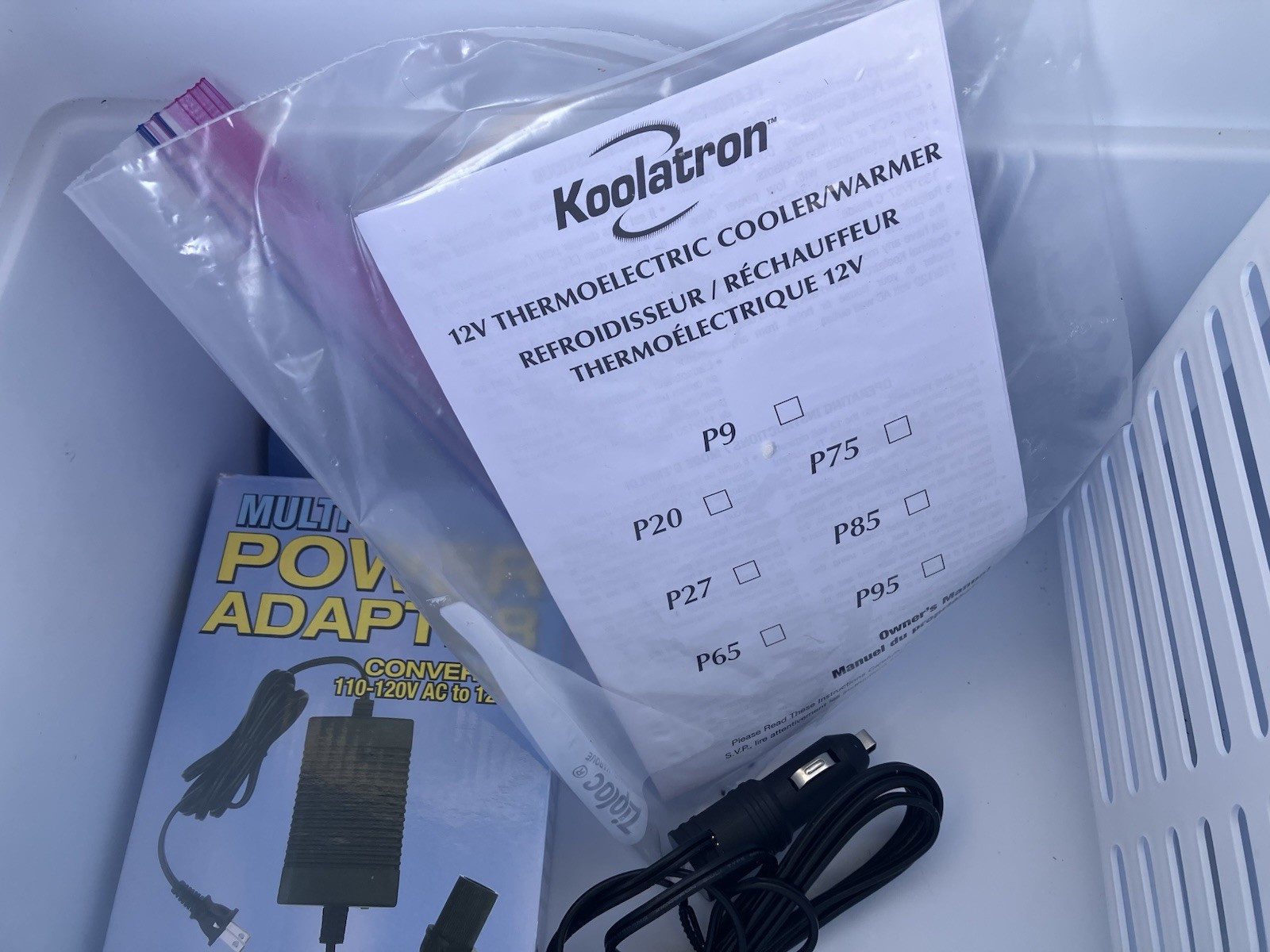 Koolatron 12V Electric Cooler / Warmer 36 Qt Opened Box New