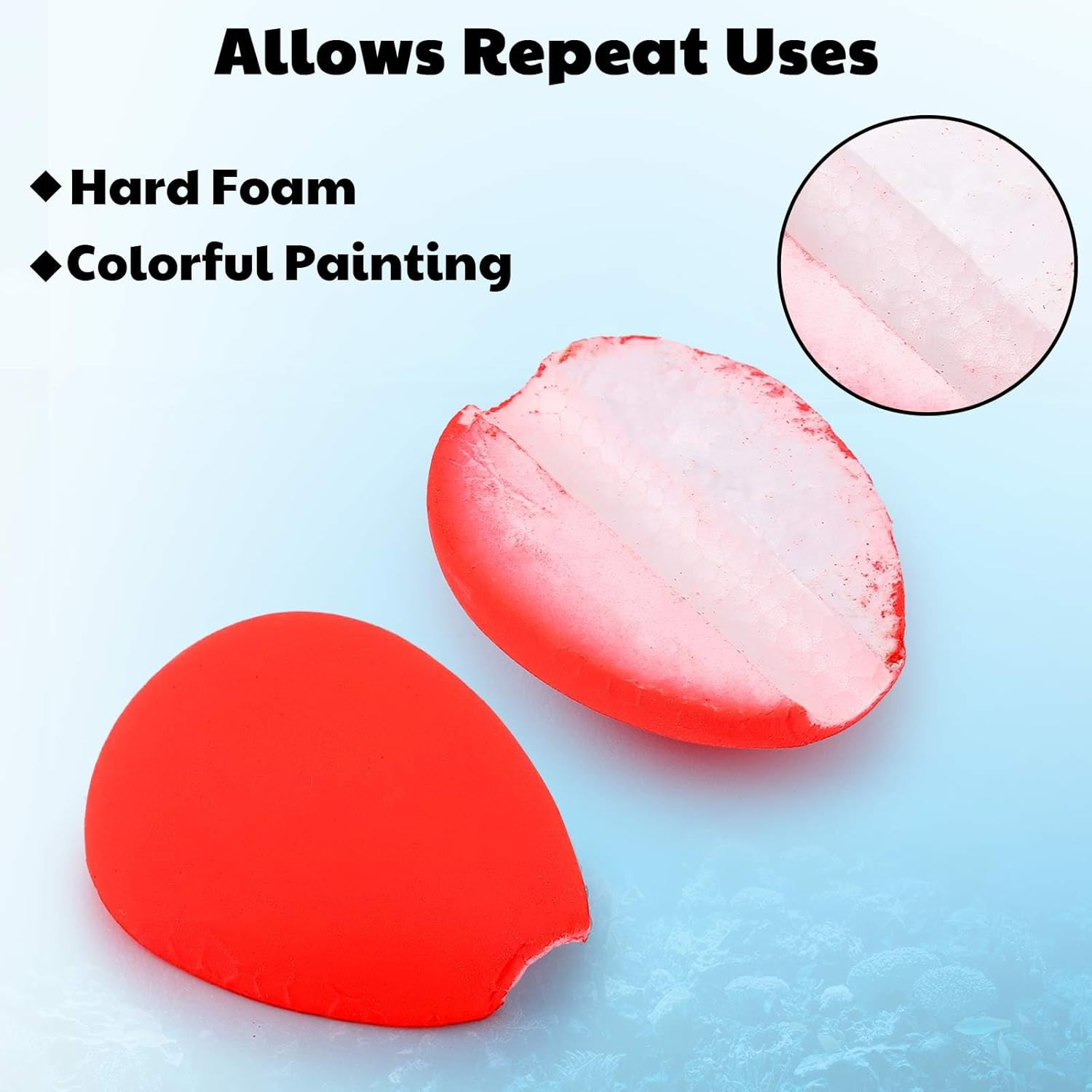 30 Pcs Trout Float Foam Teardrop Strike Fishing Bobbers Fishing Floats Fly Fishi