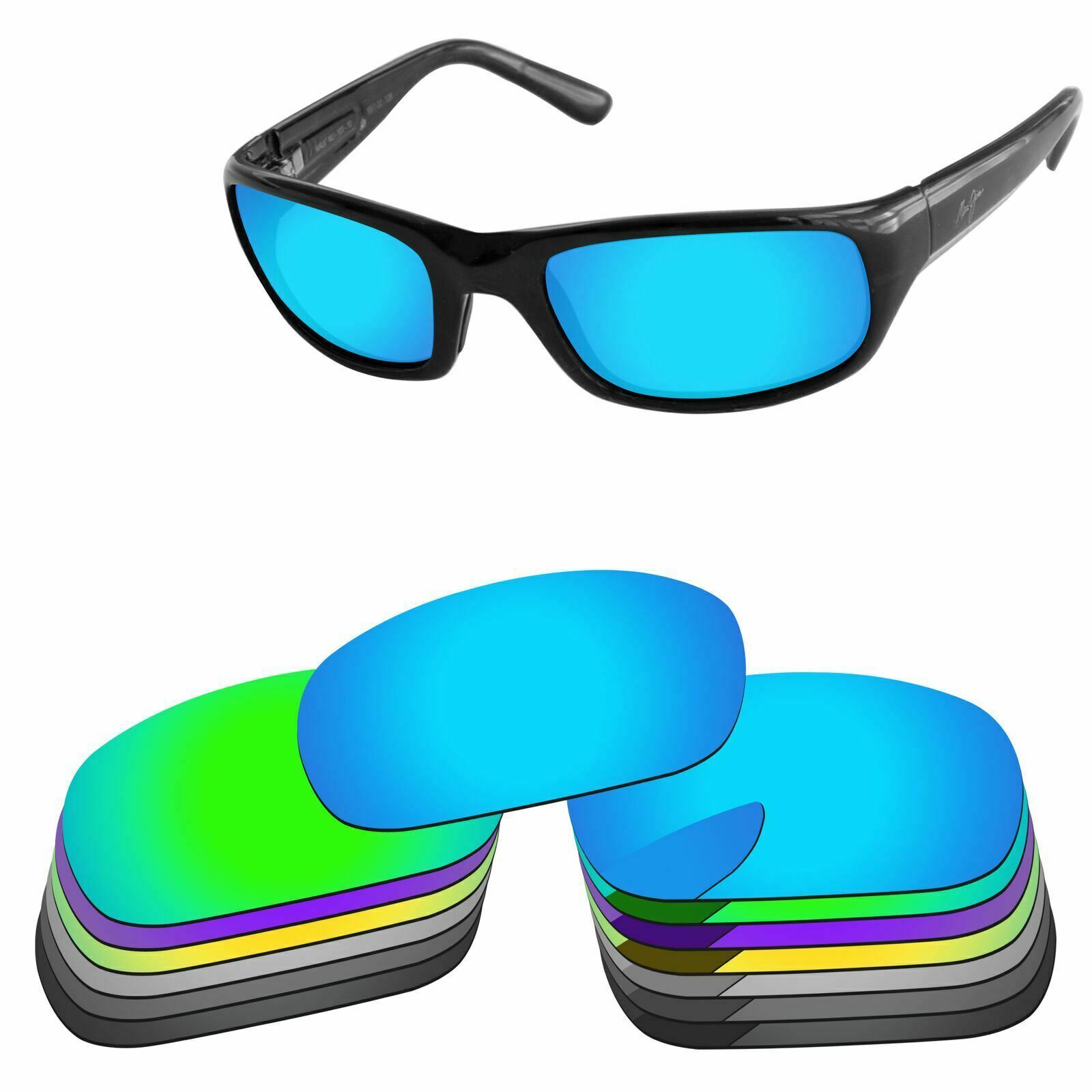 Polarized Replacement Lenses For-Maui Jim Stingray MJ103 Multi-Options