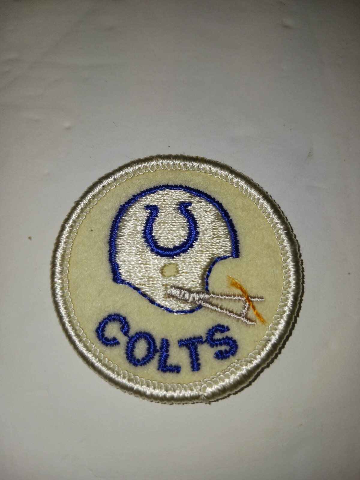 Vintage 1980's 2" Round Colts Patch