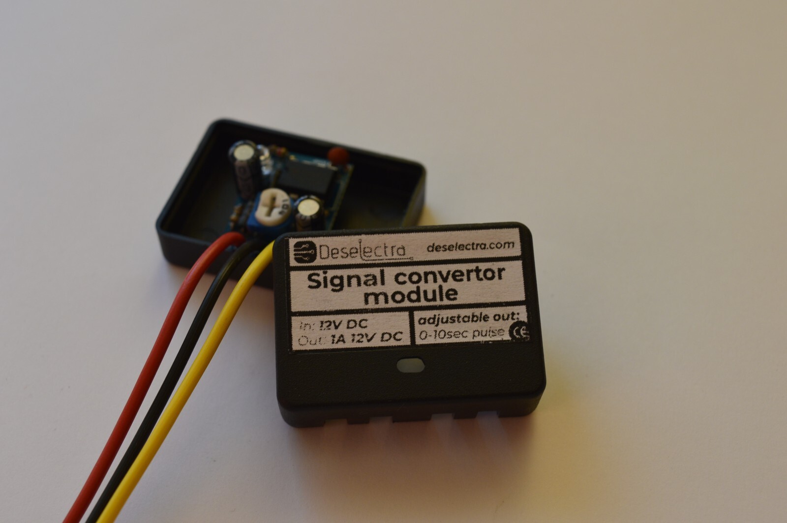 Car Module Convert Constant ON signal to adjustable 0-10sec single pulse 12V box