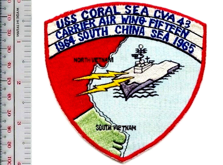 US Navy USN Vietnam USS Coral Sea CVA-43 Carrier Air Wing 15 1964  NO TARIFF