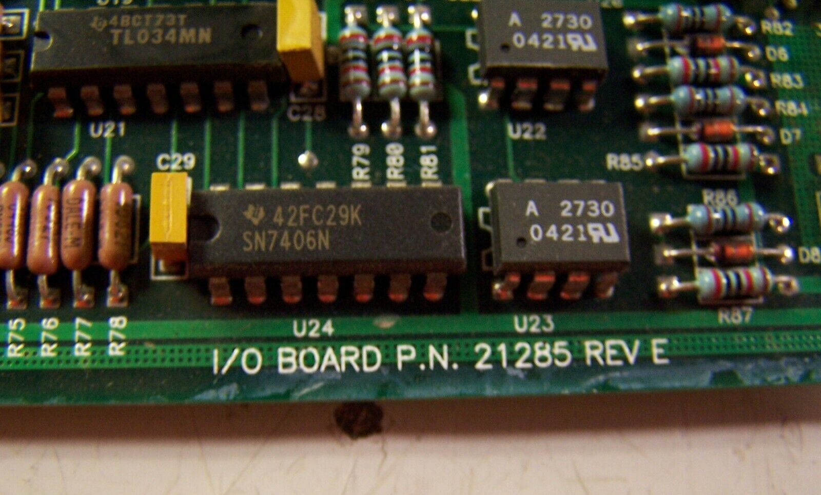 BAMBECK SYSTEMS I/O BOARD PART NO. 21285 REV E