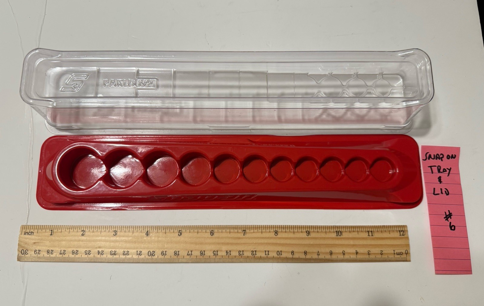 Snap On Empty 11Pc. Socket Magnet Tray Holder PAKTY240 Cover PAKLD092 3/8”Dr.SAE