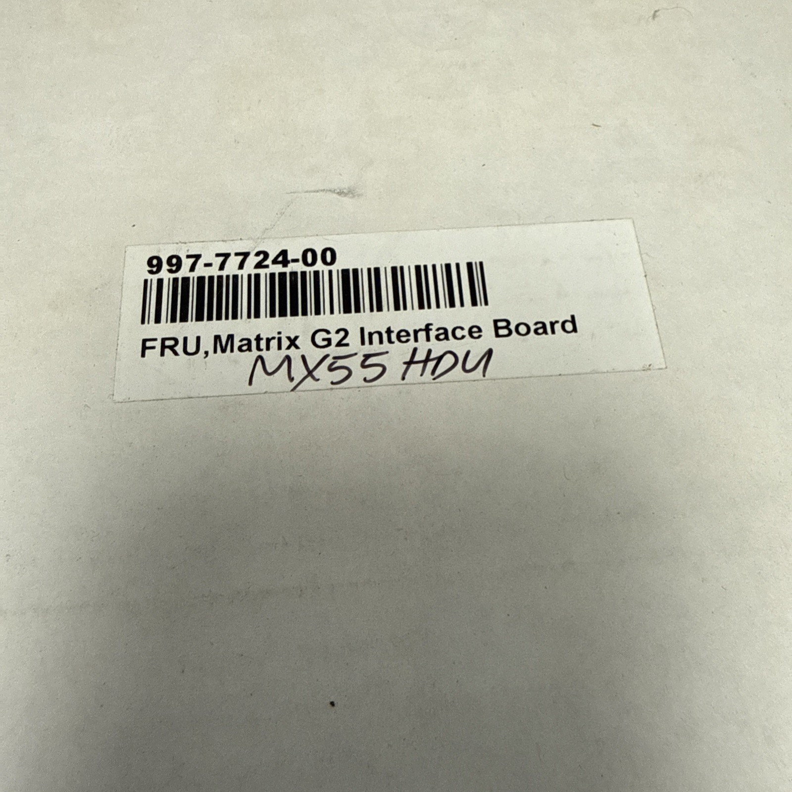 Planar mx55hdu matrix g2 interface board