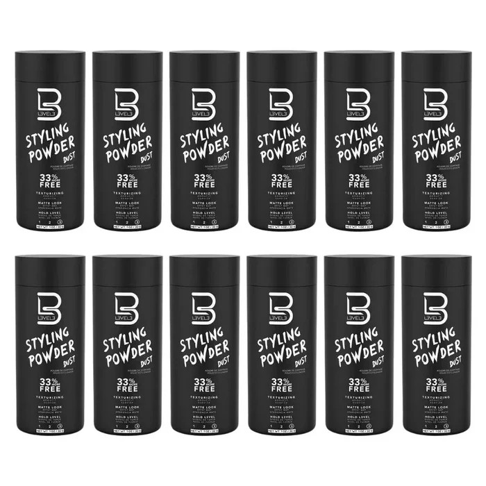 L3VEL3 Styling Powder Dust Texturizing Matte Look Hold Level 3 | 12 PACK - case