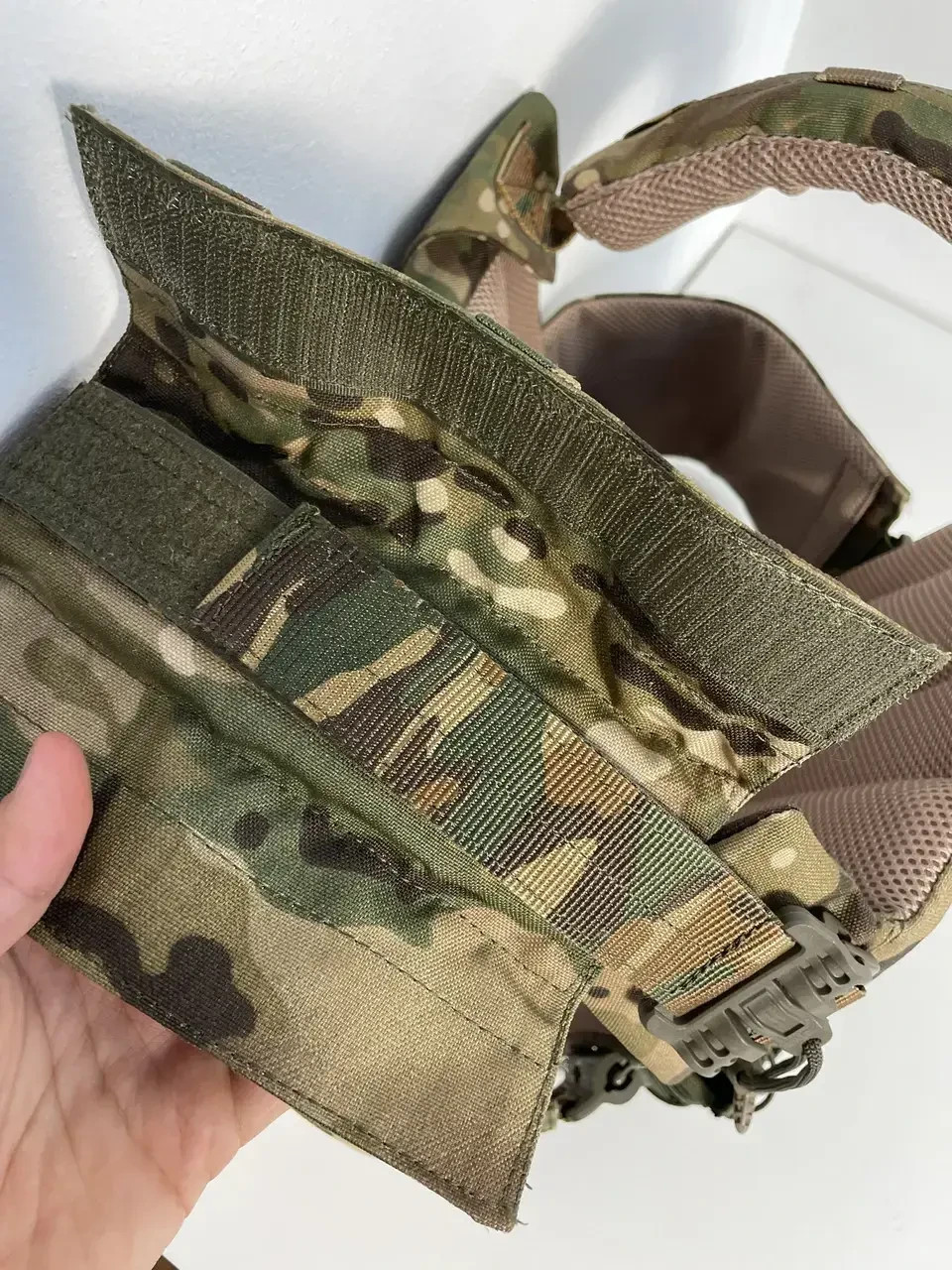 Multicam quick release plate carrier with pouches, tactical multicam camoufl💛💙