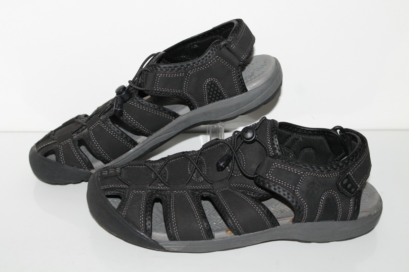 Khombu Travis Active Sandals, Black, Synthetic, Men's US Size 12