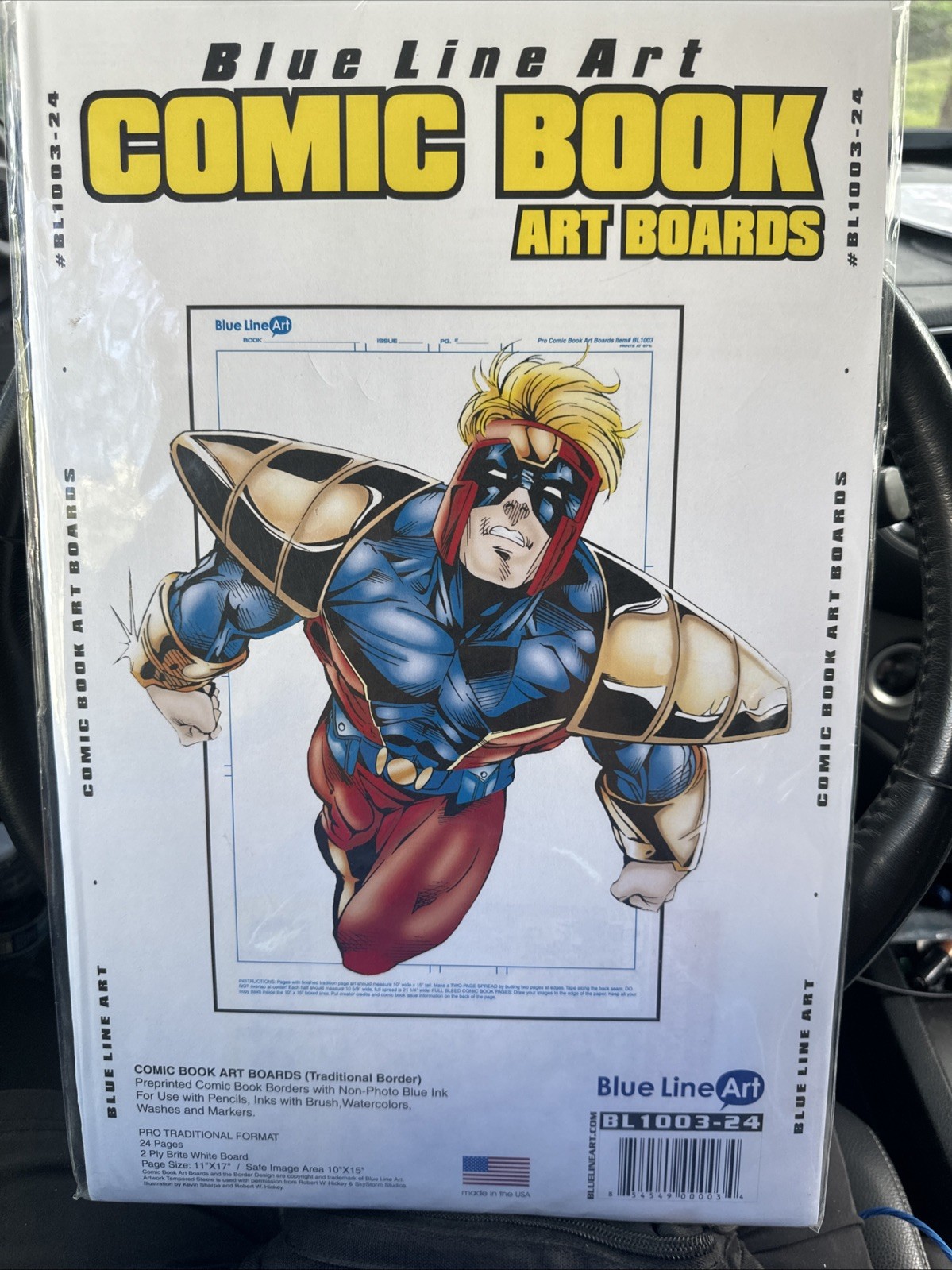 Blue Line Art Comic Book Art Boards BL1003-24 24 Pages, 2 Ply