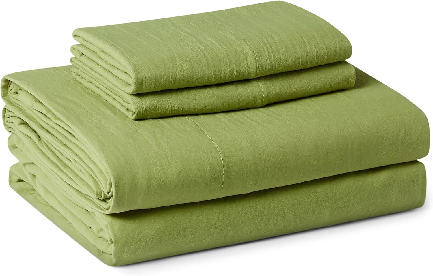 Brushed Microfiber Sheet Set Extra Soft W/ Natural Texture Breathable Elastic