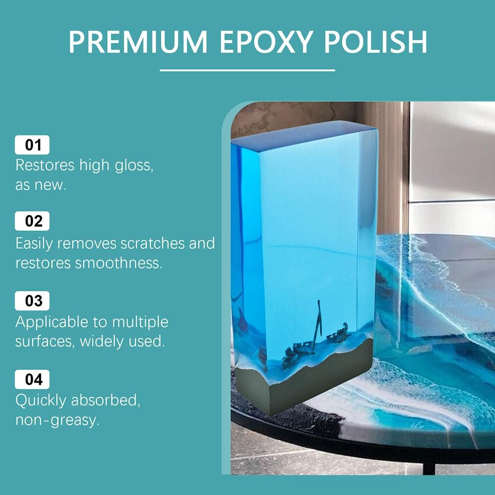 100ml Alumilite Epoxy Polish Kit Polishing Compound Available For Resin H OT