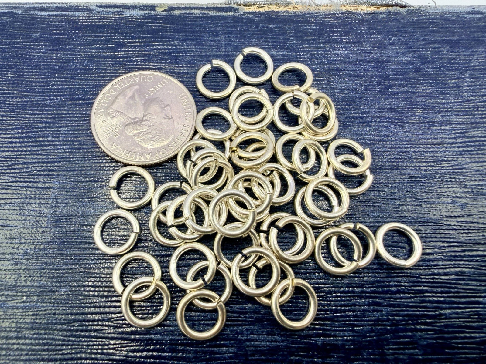 50pcs Vintage 10mm Round Open Jump Rings Nickel Silver 1.5mm Thick Findings