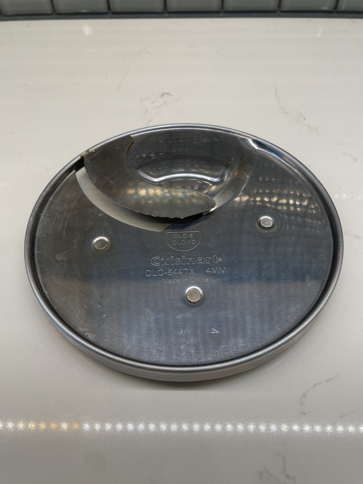 Cuisinart DLC-8 DLC-10 Medium 4mm Slicing Disc DLC-844TX Replacement Blade
