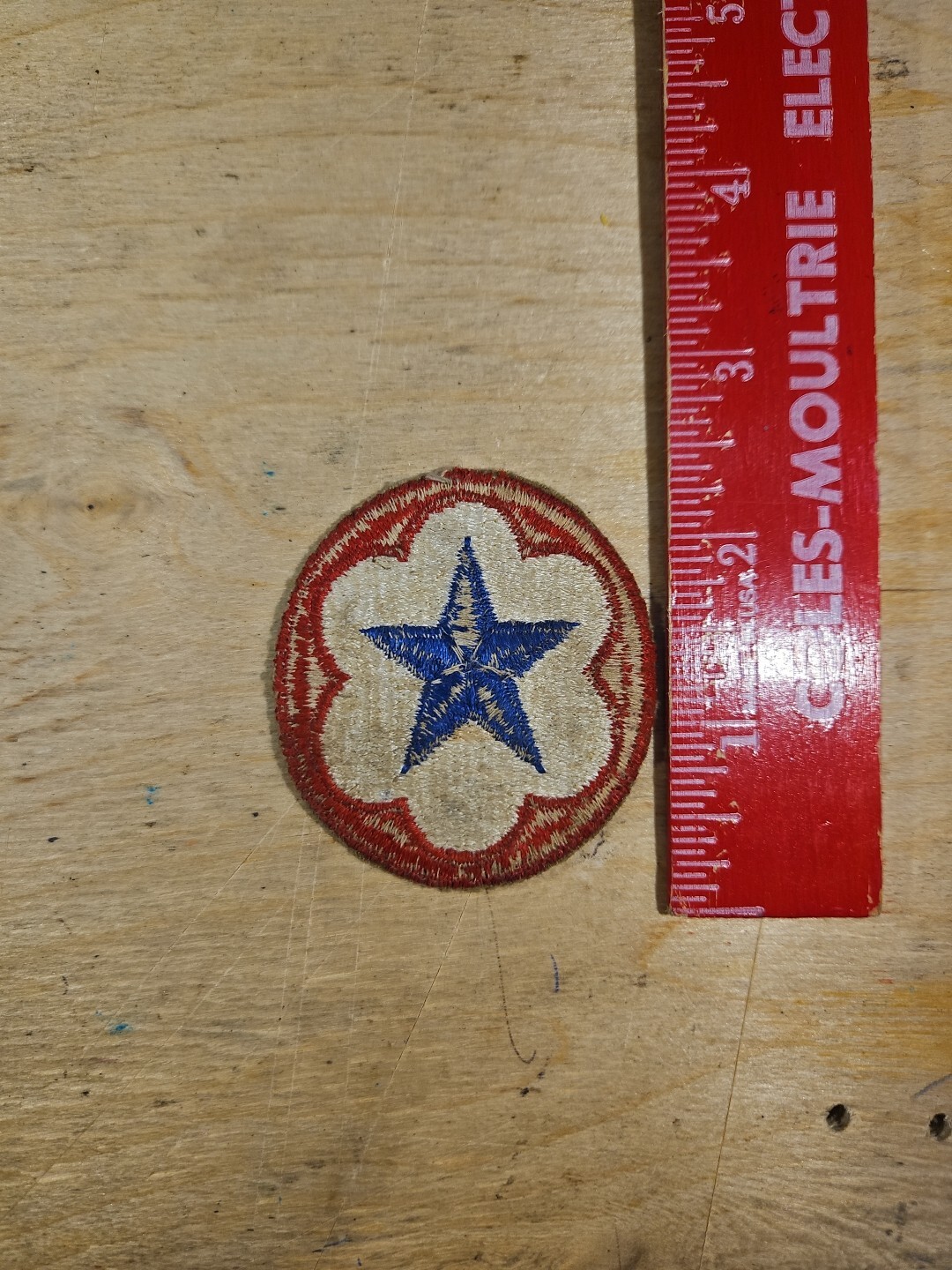 US ARMY SERVICE FORCE ww2 original Ground Force Vintage Patch Fair Condition
