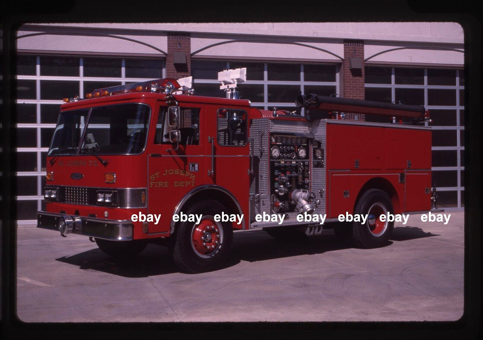 Saint Joseph MI 1983 Pierce Dash pumper Fire Apparatus Slide