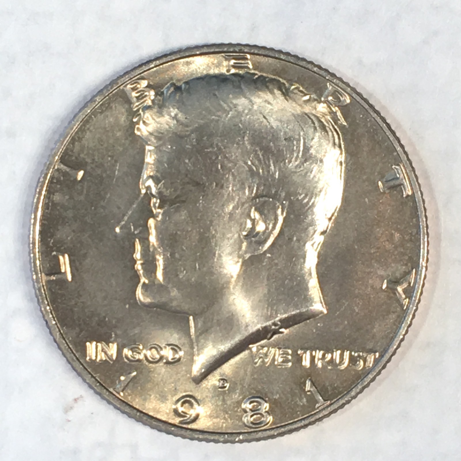 1981-D Kennedy Half Uncirculated - Check The High Quality Scans #B426