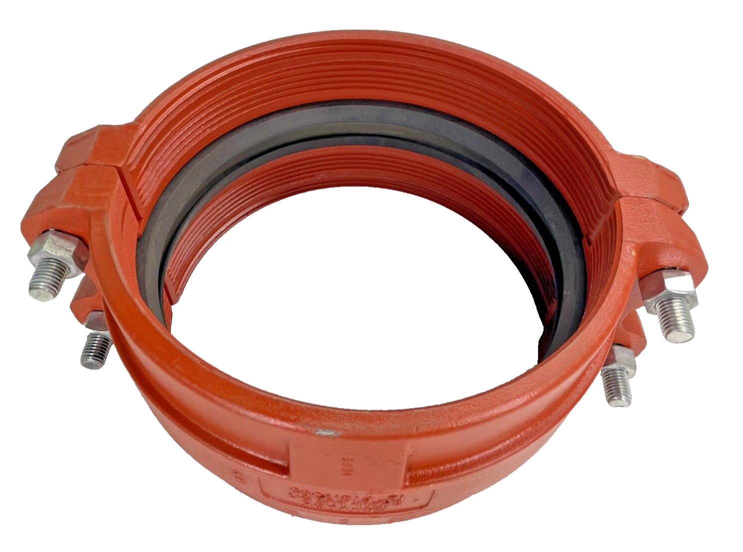 Gruvlok 12" Style 7305 HDPE Plain End Pipe Coupling Complete w/ Bolts & Gasket