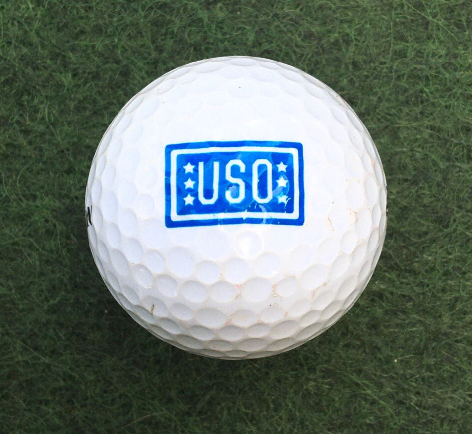 USO Logo Display Golf Ball