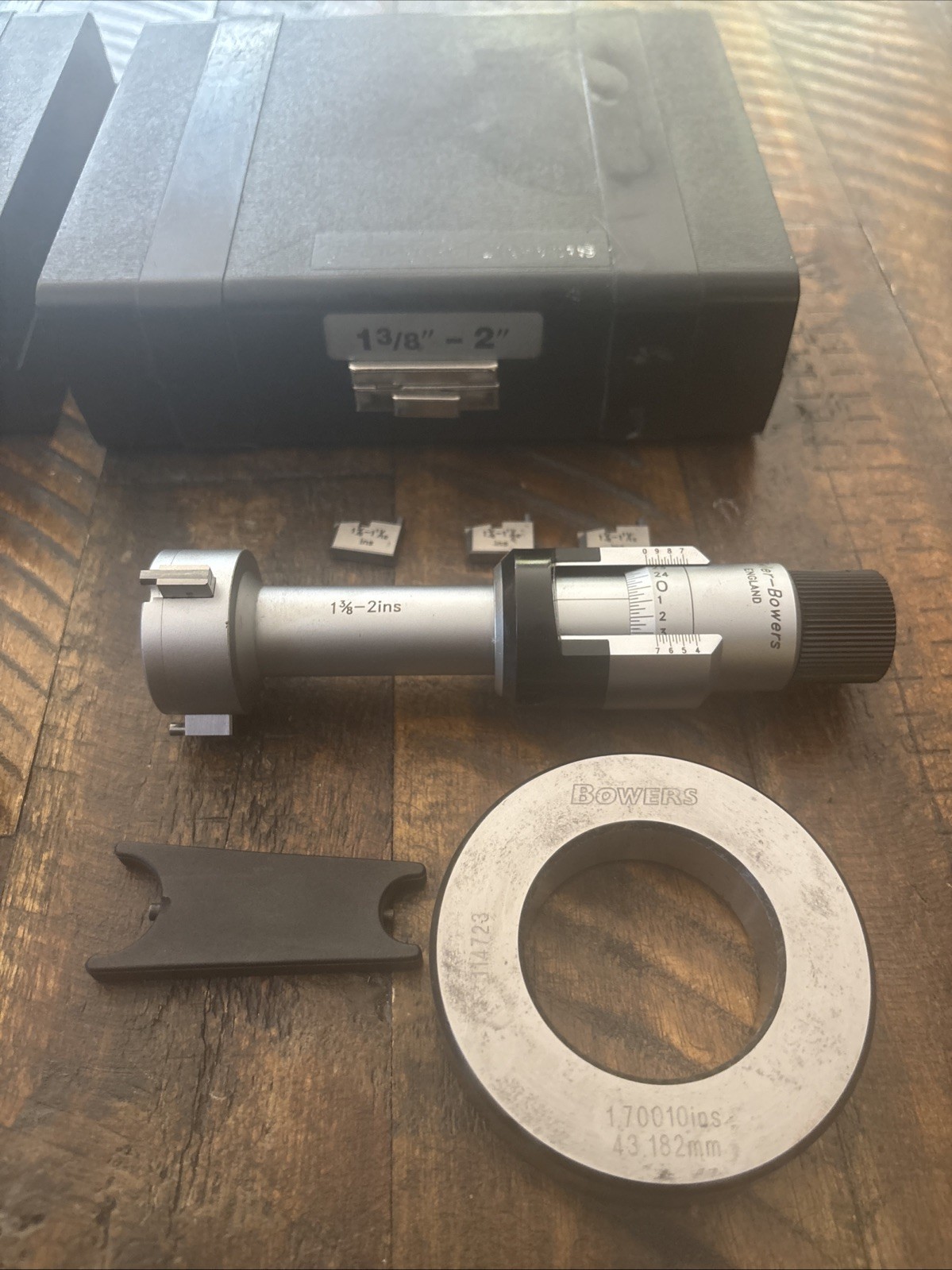 Fowler Bowers Holmike Sets (3)Internal Bore Micrometers 1-2” X .0001” Range