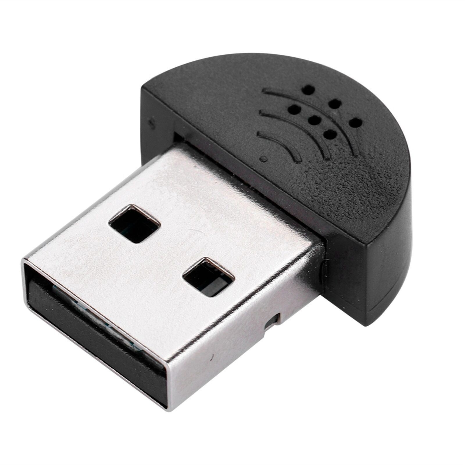 USB Mini Studio Speech Microphone Recording Audio MIC Adapter For Computer PC