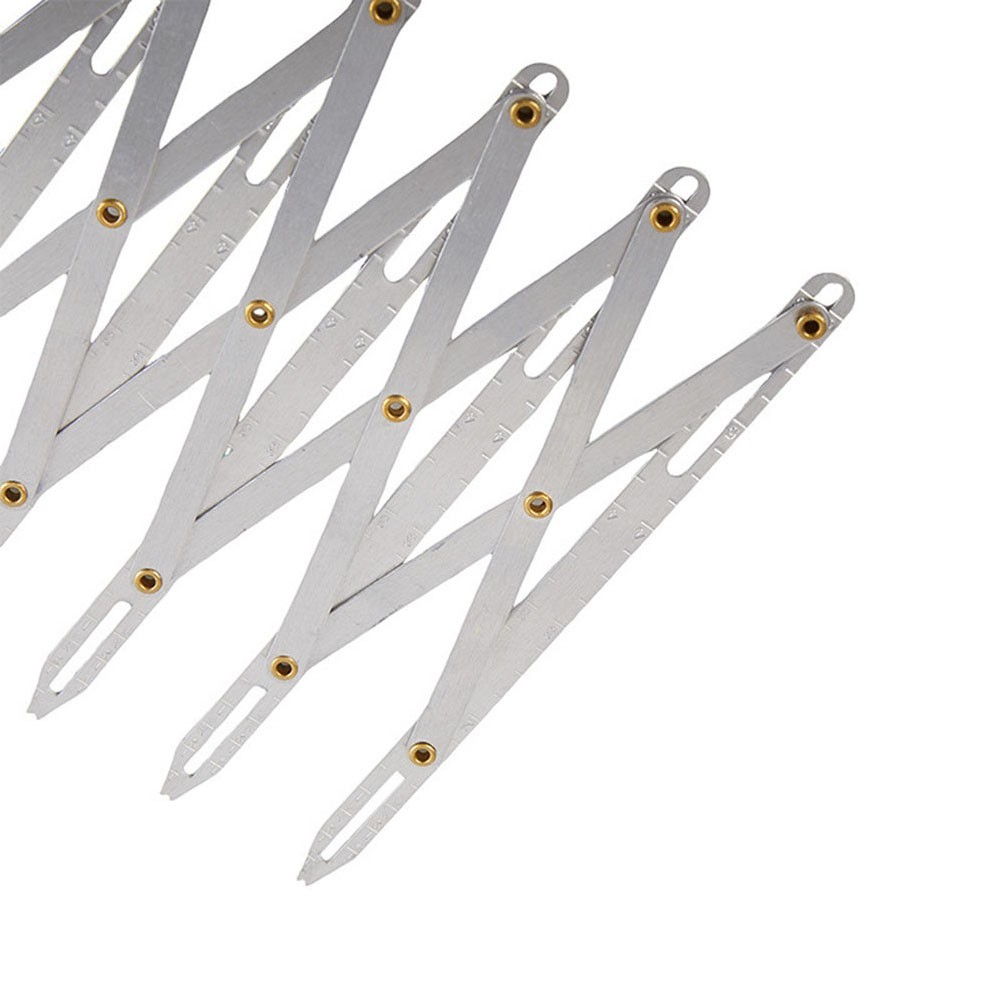 Adjustable Sewing Gauge Tool for Curtain Crafting and Button Placement
