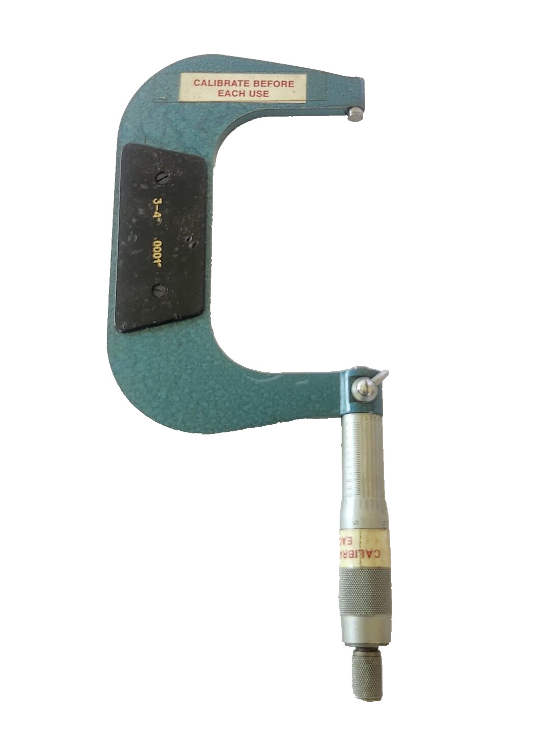3 - 4 " Outside MICROMETER .0001 "