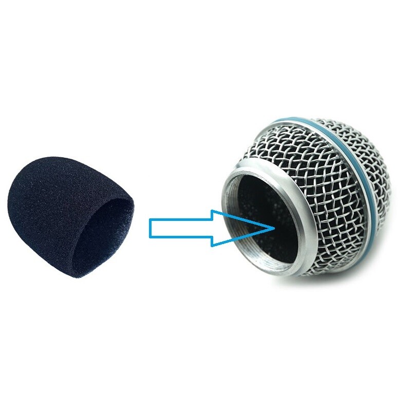 5 Pack Inner Foam Windshield for Shure SM58 Internal Capsule Foam Beta536A678A