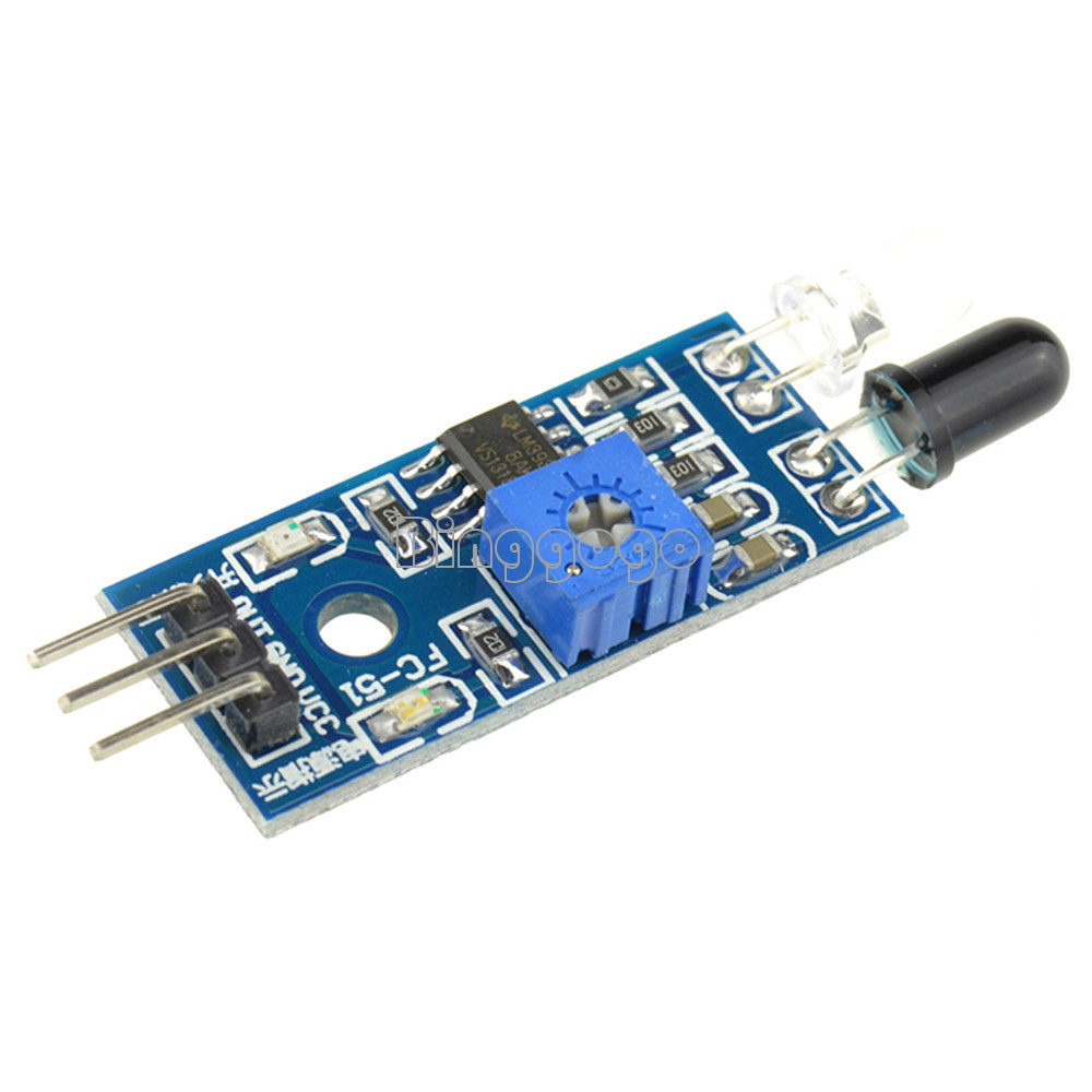 10pcs infrared module obstacle avoidance sensor reflection photoelectric sensor