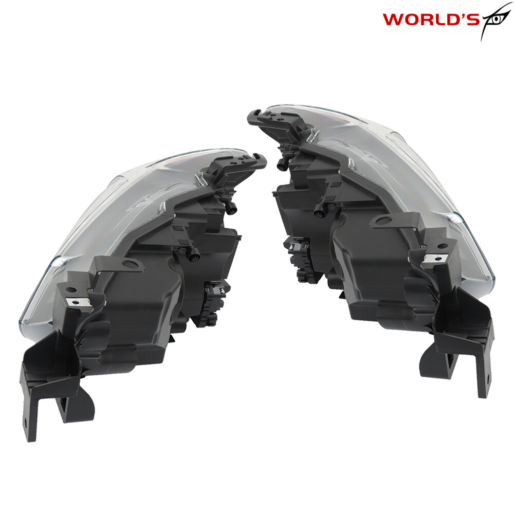 Right+Left Headlight For Mazda 6 2014 15 16 2017 Black Housing Projector Halogen