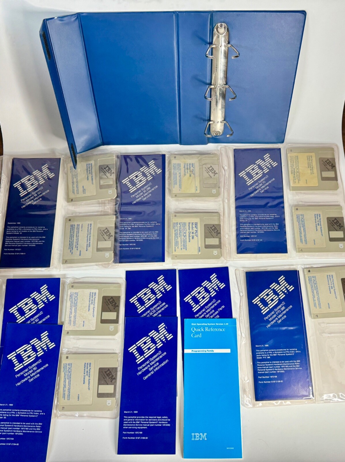 Vintage IBM PS/2 Hardware Maintenance Service Technical Reference Kit - RARE