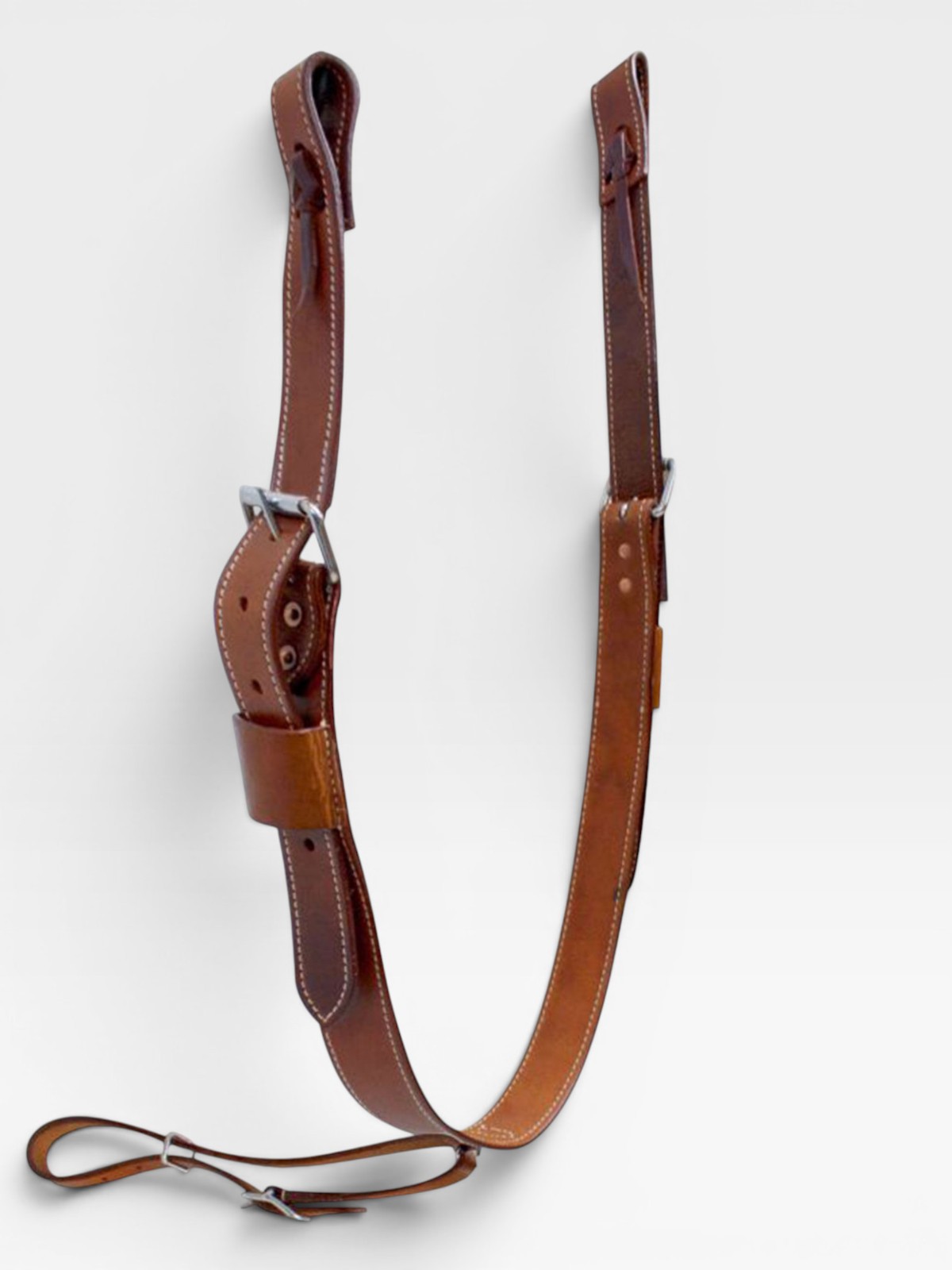 New Western Saddle 1.75" Leather Back Cinch with Roller Buckles Back Rigging